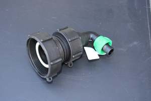 BSP80 IBC ADAPTER & 20mm BEND HOSE CONNECTOR - RainHarvest and Services
