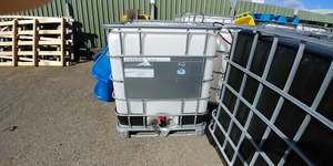 IBC TANK. 1000L Caged. FOOD GRADE ACETIC ACID OR VINEGAR. - RainHarvest and Services