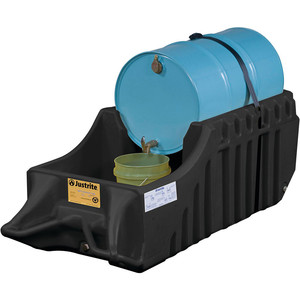 Products: DRUM SPILL CONTAINMENT CADDY. JUSTRITE 250L / 55 GAL NEAR NEW CONDITION - RainHarvest and Services
