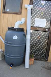 Products: First Flush Diverter LARGE WATER TANK Kit, 220 Litre for 100mm Downpipe - RainHarvest and Services