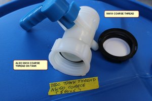 IBC TANK replacement VALVE. S60 X 6 / 2 INCH COARSE THREAD. HAS NW50 END THREAD &hellip;