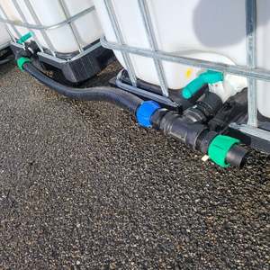 Products: IBC TWO LINK KIT. HIGH VOLUME. 50MM HOSE FOR NW50 / S60x6 THREAD - RainHarvest and Services