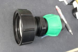 Products: S100 X 8 COARSE THREAD WITH 50MM HOSE CONNECTOR - RainHarvest and Services