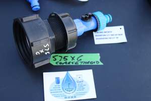 Products: S75 X 6 COARSE THREAD IBC CAP WITH BALL VALVE HOSE TAP - RainHarvest and Services