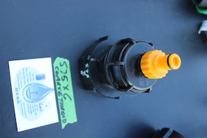 Products: S75 X 6 COARSE THREAD IBC CAP WITH GARDEN HOSE END - RainHarvest and Services