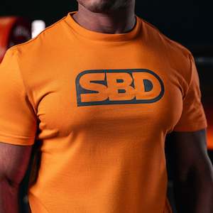 Powerlifting: SBD FORGE Orange Brand T-Shirt