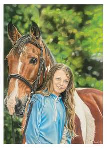 Custom Art: A2 Pastel COLOUR (16" x 20")