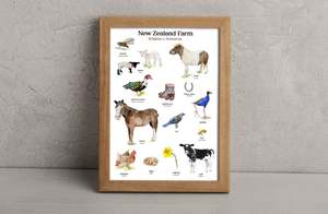 Prints: NZ Farm print