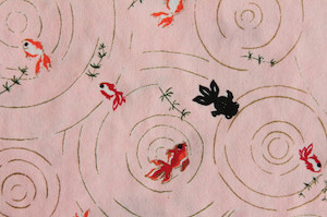 Hand-Dyed Yuzen Washi Paper - 037 Pink raku.co.nz