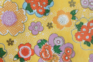 Hand-Dyed Yuzen Washi Paper - 036 Yellow raku.co.nz