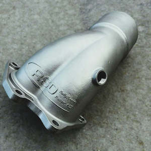 Exhausts: 3D Printed 3.0" and 3.5" Stainless Steel Subaru Single Scroll Turbo Rally Dump Pipe