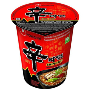 Cup Noodles: Nongshim Shin Ramyun Ramen Cup Box