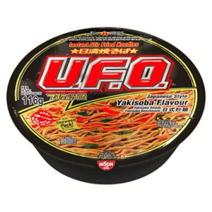 Cup Noodles: Nissin UFO Yakisoba Ramen Cup Box