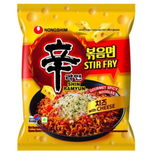 Nongshim Shin Ramyun With Cheese Stir Fry Ramen