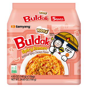 Frontpage: Samyang Rose Buldak Hot Chicken Ramen - 5pk
