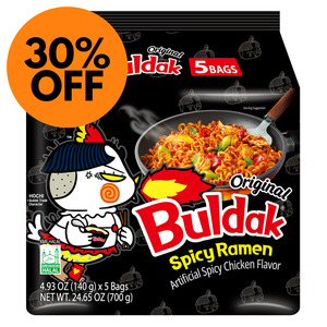 Samyang Original Buldak Hot Chicken Ramen - 5pk