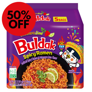 Frontpage: Samyang Habanero Lime Buldak Hot Chicken Ramen - 5pk