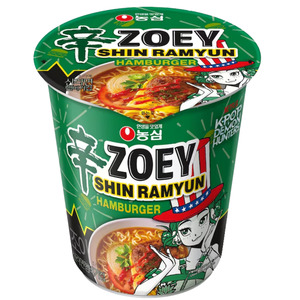 *Limited Edition* KPop Demon Hunters - Nongshim Shin Zoey Hamburger Ramen Cup