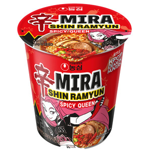 *Limited Edition* KPop Demon Hunters - Nongshim Shin Mira Spicy Queen Ramen Cup