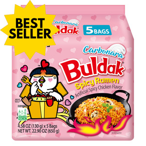 Samyang Carbonara Buldak Hot Chicken Ramen - 5pk