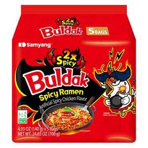 Samyang Extreme 2x Spicy Buldak Hot Chicken Ramen - 5pk