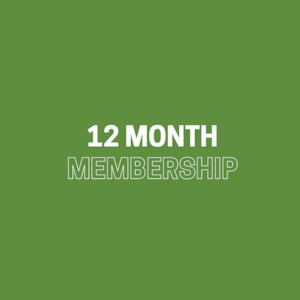 Memberships: 12 Month Membership