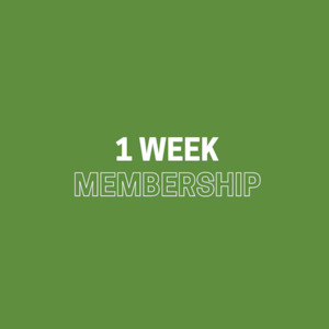 Memberships: 1 Week Membership