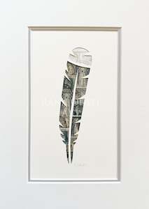 Kiwiana: Huia Feather, A4