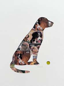 Animals: Chocolate Labrador, 6x8 inches