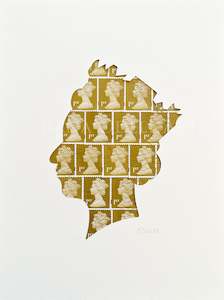 Assorted Themes: QEII - gold, 6x8 inches