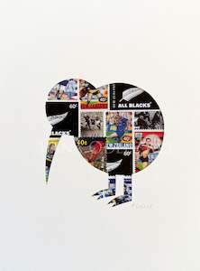 Birds: Rugby Kiwi, 6x8 inches