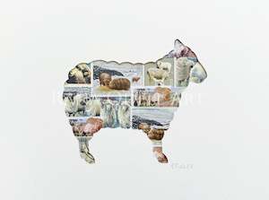 Farm Animals: Sheep, 6x8 inches