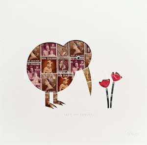 Kiwi - Lest We Forget, 8x8 inches