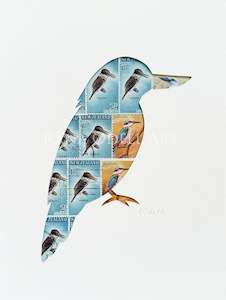 Kingfisher, 6x8 inches