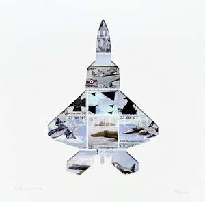 F-22 Raptor, 8x8 inches