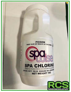 Pool Chemicals Filter Cartridges V2: 2 x Spa Chlorine 1kg