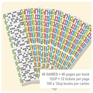 Products: 40 Game Housie Books Brackets Ranford Bingo NZ