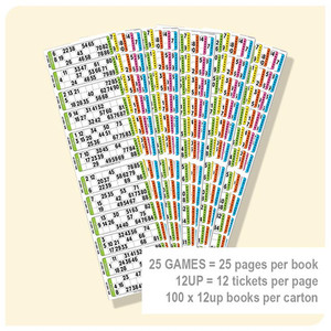 25 Game Housie Books Brackets Ranford Bingo NZ