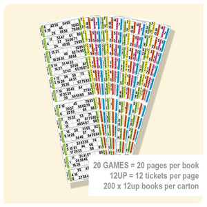 Products: 20 Game Housie Books Brackets Ranford Bingo NZ