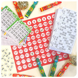 Products: Christmas Bingo Night Pack Ranford Bingo NZ