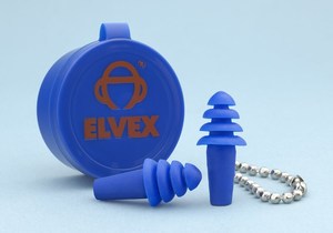 Ear Plugs: Re-Useable earplug with carry case.