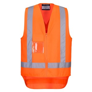 Work Clothing: Hi-Vis Day/Night TTMC Zipped Vest