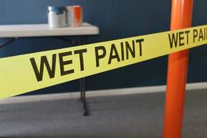 Safety Tapes: Safety Tape WET PAINT