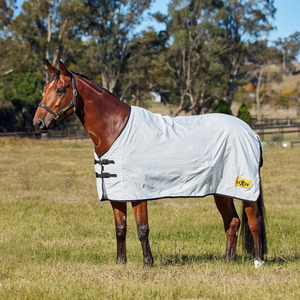 Horse: Kool Coat Classic Lite Sheet - White/Black