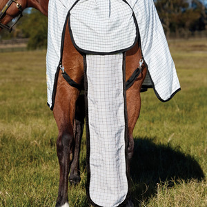 Horse: Kool Coat Classic Lite Tail Bag - White/Black