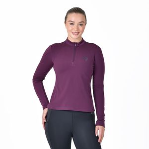Casual: Breathable Long Sleeve Riding Top - Purple Violet