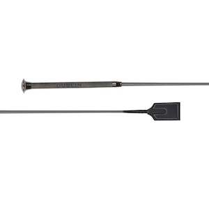 Whips: Leather Embossed Crop II - 65cm