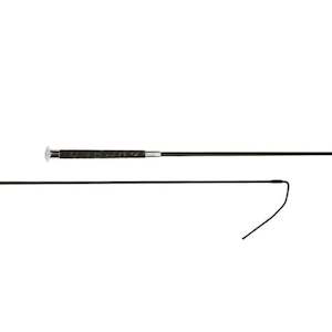 Whips: Silicon Grip Dressage Whip Black - 120cm