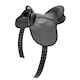 Kids Saddle Black