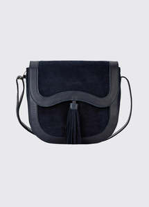 Dubarry: Monart Suede Saddle Bag - French Navy